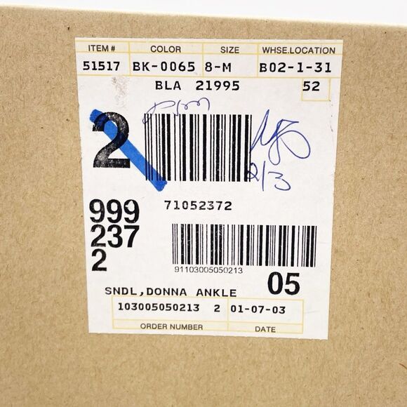 J. Crew Donna Wedge Sandals Size 8 Black Leather Cork Ankle Strap Vintage Y2K - Picture 12 of 14